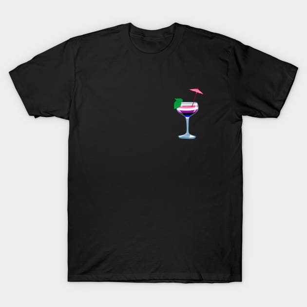 Genderfluid cocktail #3 T-Shirt by gaypompeii